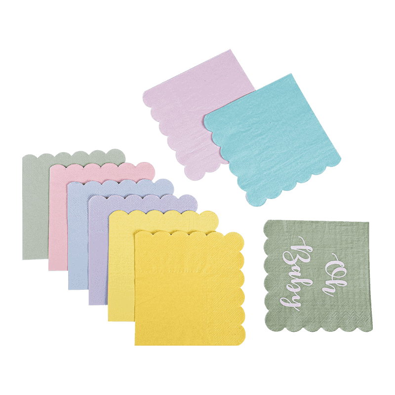 24x24 színes, kiváló minőségű, kivágott szalvéták SJ6101