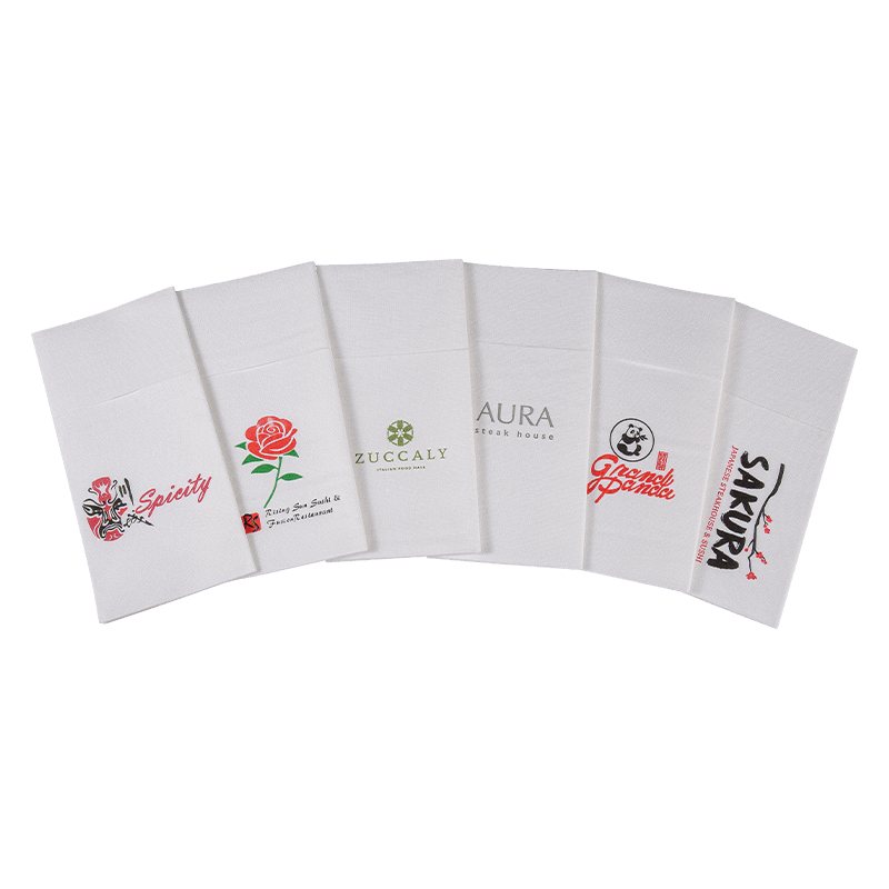 40x40 Soft Airlaid papír szalvéták zsebével SJ1301