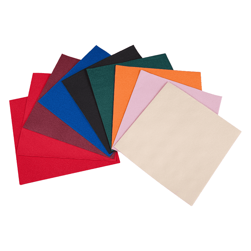 40x40 1/4 vászonszerű színű léglemez-szalvéták eldobható, kiváló minőségű papír szalvéták SJ2102