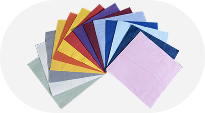 Színes papír szalvéták